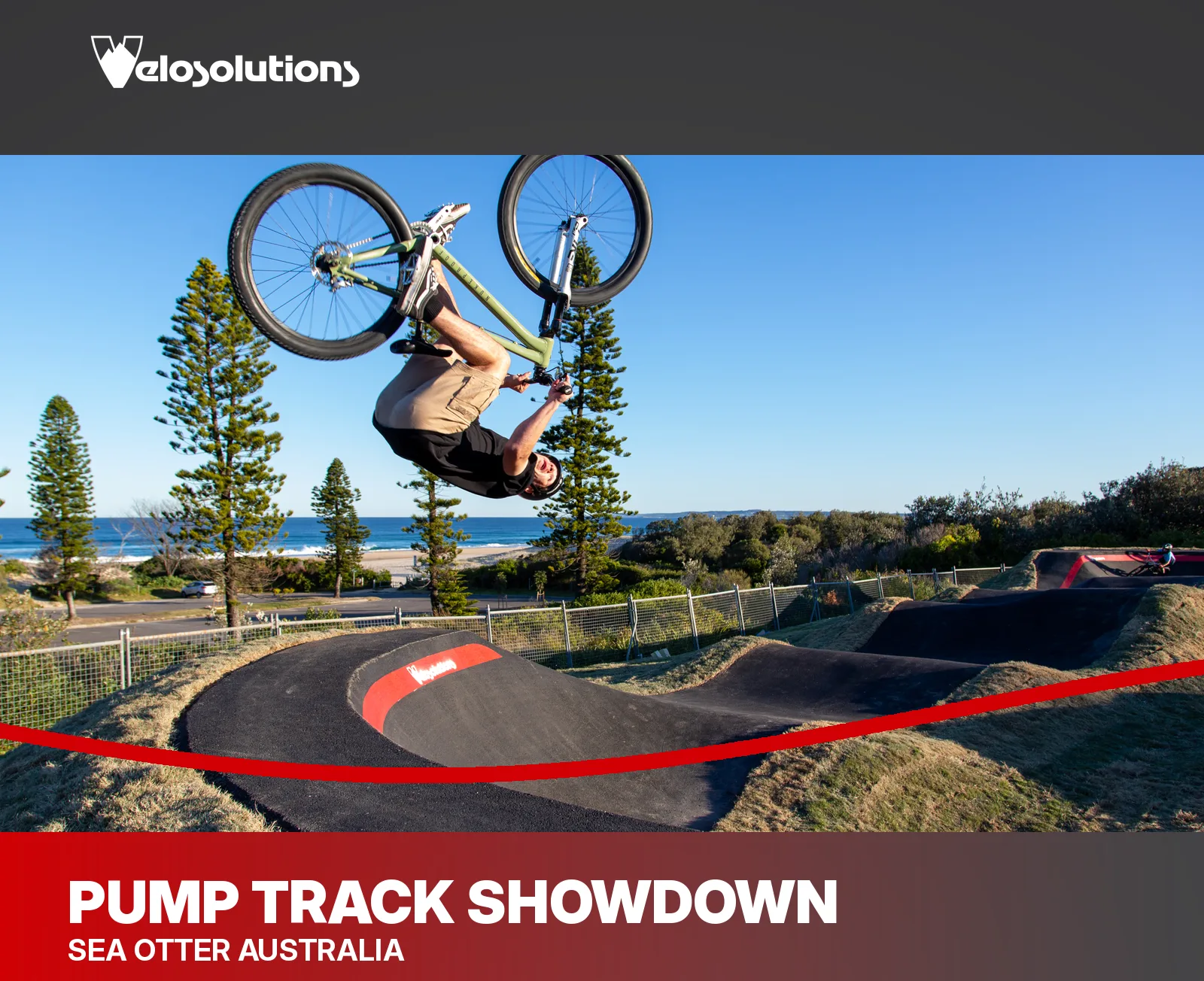 Velosolutions Sea Otter Australia Pump Track Showdown - Lap Count challenge for Vorld riders