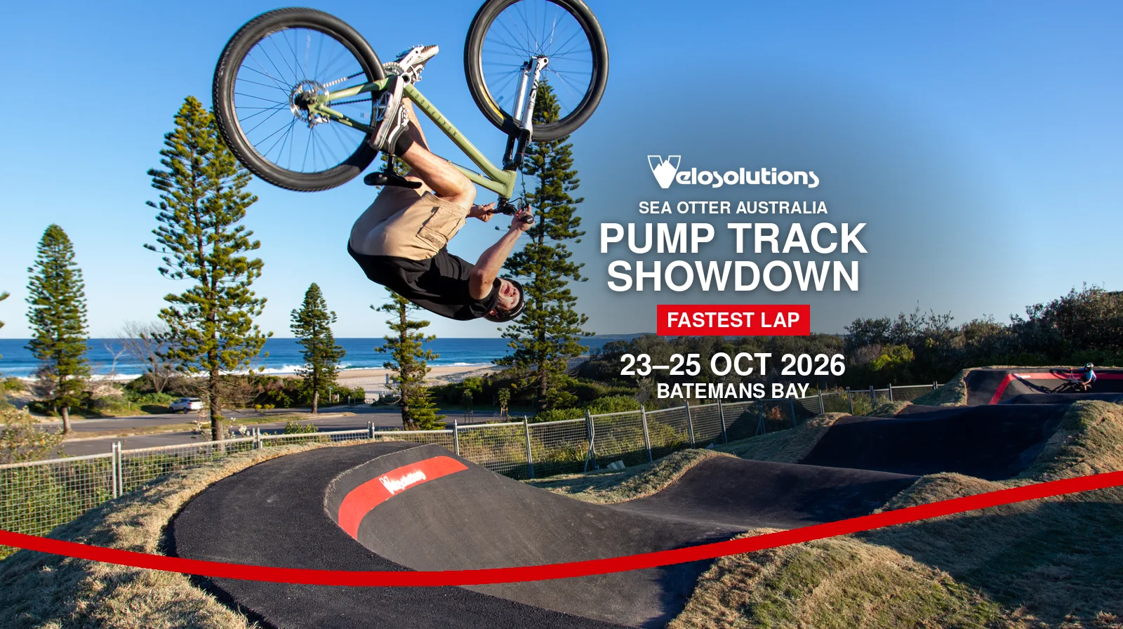 Velosolutions Sea Otter Australia Pump Track Showdown - Fastest Lap challenge for Vorld riders